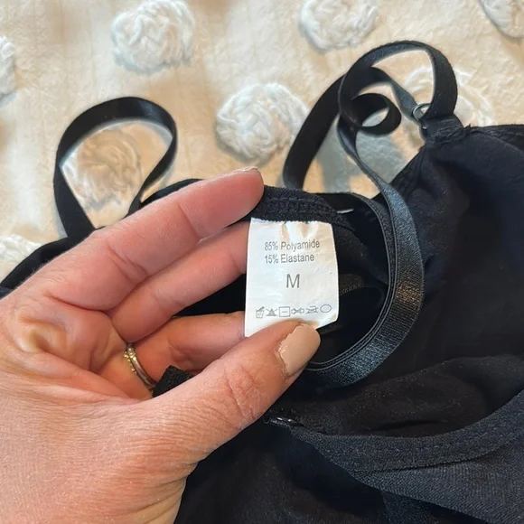 Black One-Piece Shapewear - Picture 2 of 3